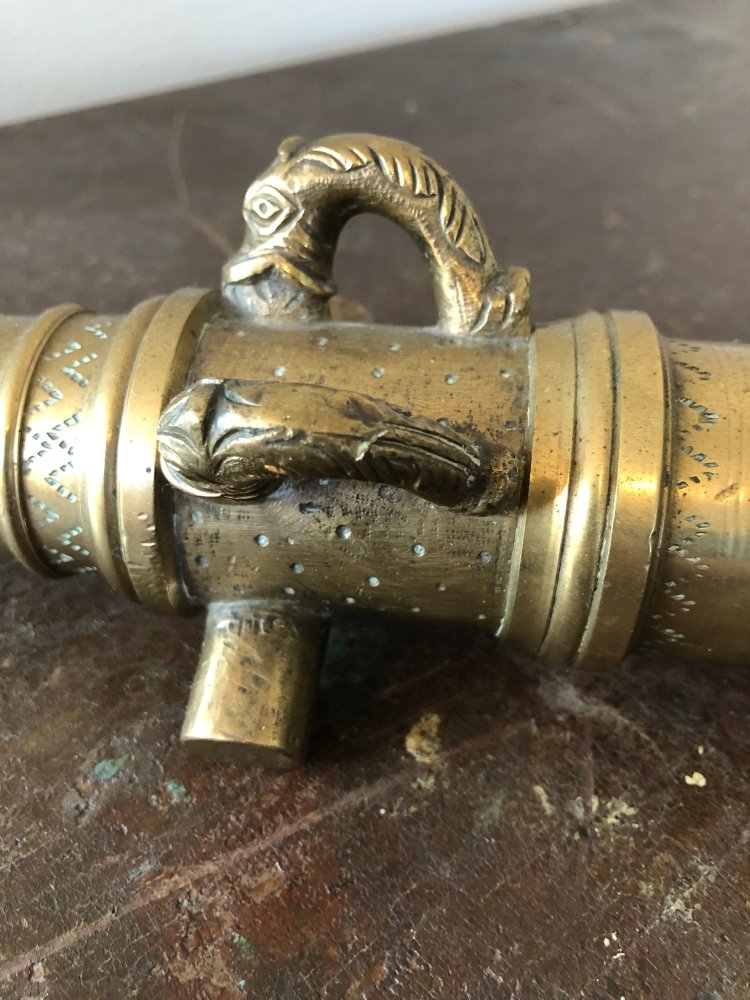 Bronze Cannon Model, 18th Century - MARITIME ARTS GALLERY
