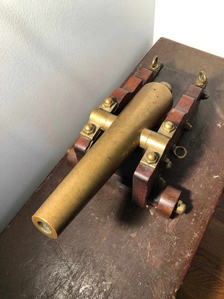Bronze Yacht Signal Cannon - MARITIME ARTS GALLERY