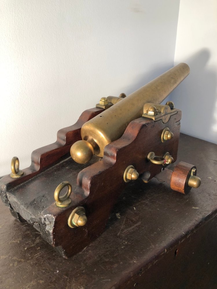 Bronze Yacht Signal Cannon - MARITIME ARTS GALLERY