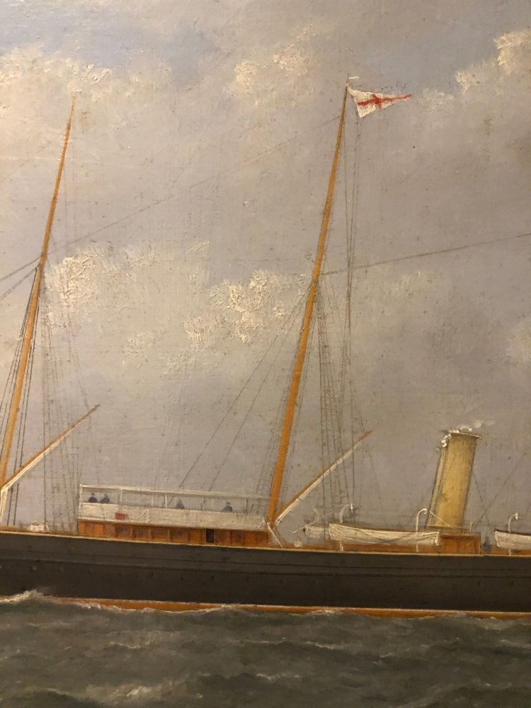 English Steam Yacht - MARITIME ARTS GALLERY