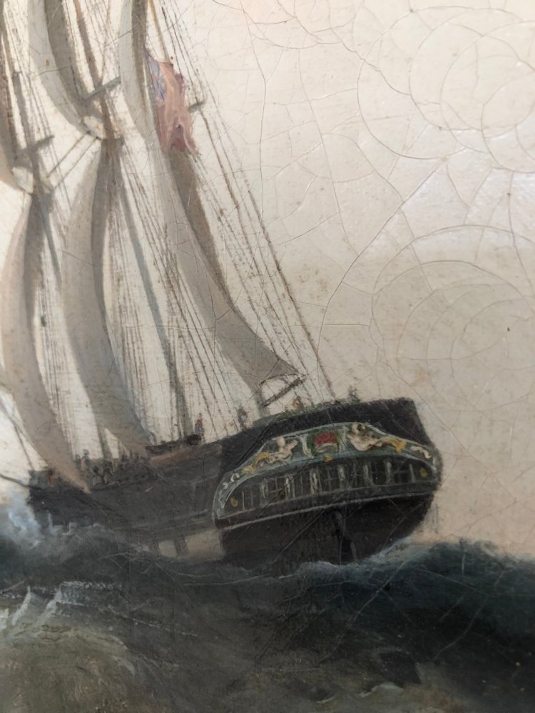 Ship "ABCD" by Samuel Walters - MARITIME ARTS GALLERY